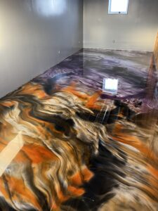 metallic flooring